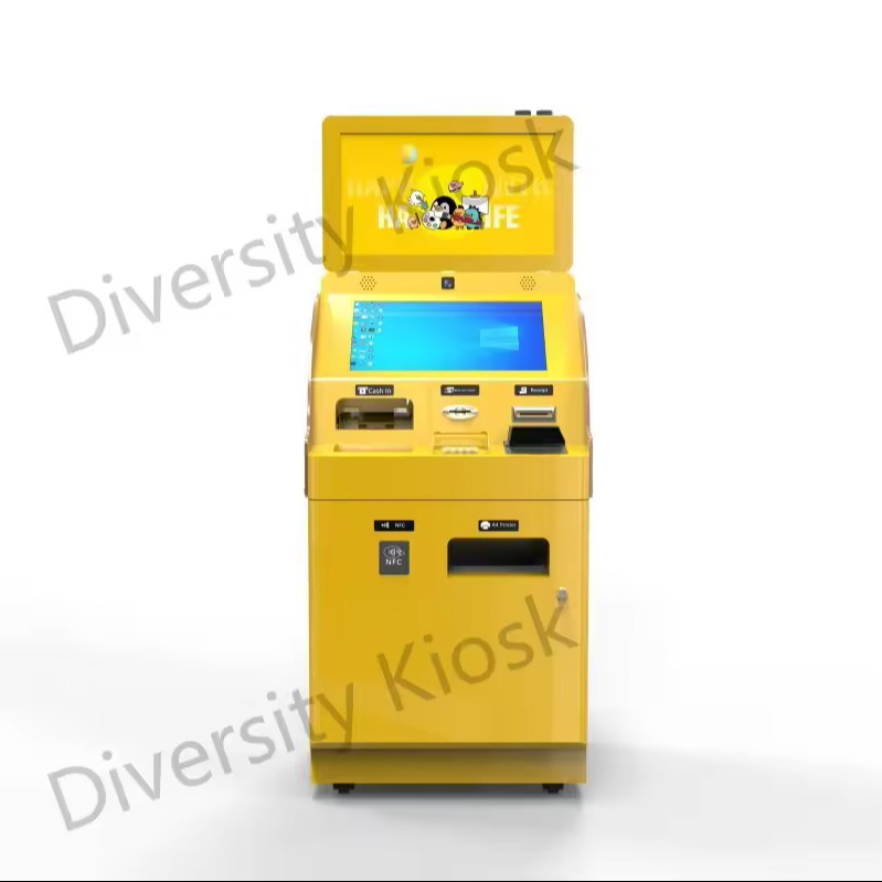 Dynamic Forex Rate Commision Set Large Capacity Foreign Currency Exchange Self Service Machine for Bank Airport Hotel