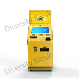 Dynamic Forex Rate Commision Set Large Capacity Foreign Currency Exchange Self Service Machine for Bank Airport Hotel