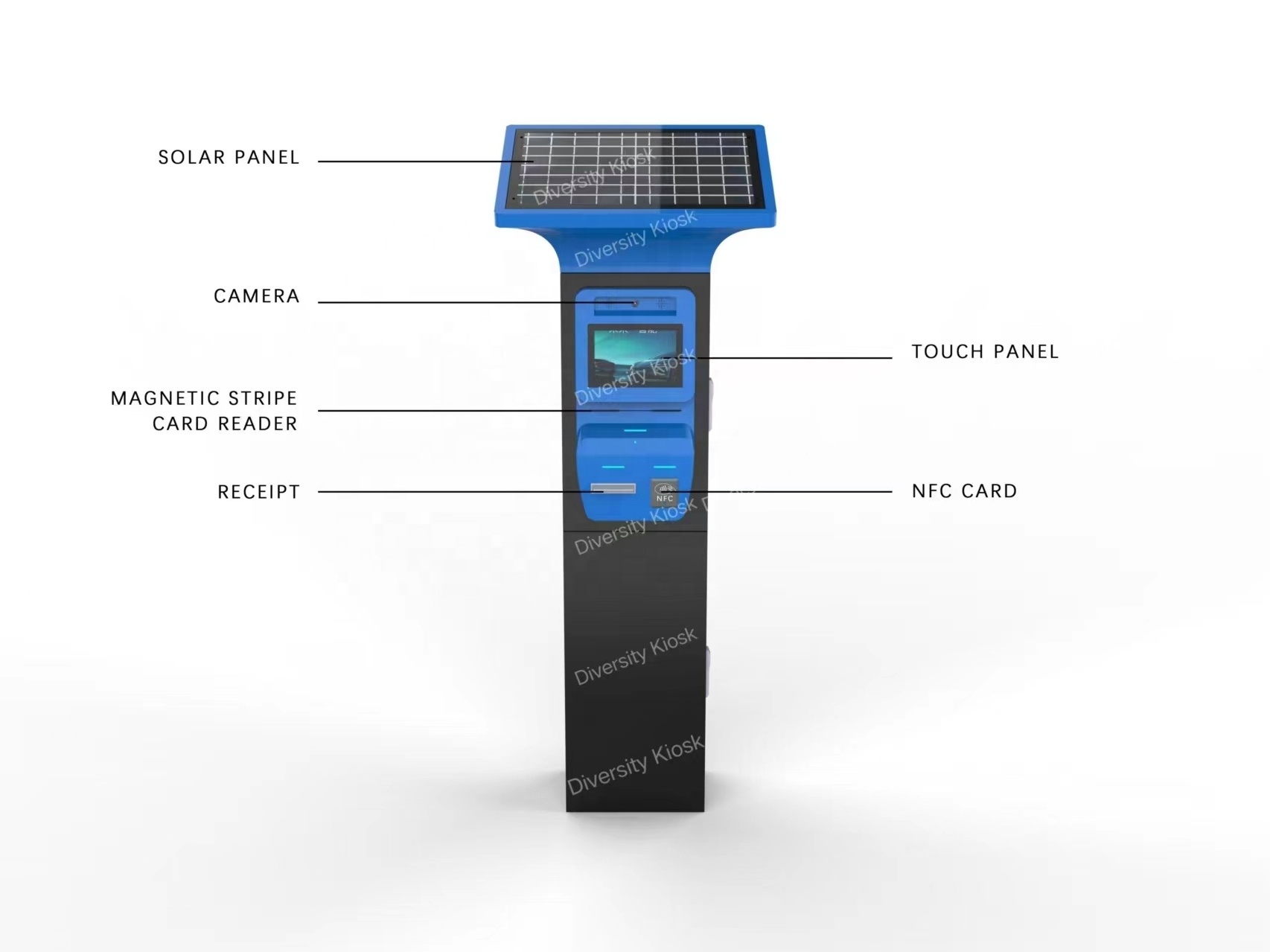 Contactless Credit Card Payment Car Wash and Parking Self Service Machine Car Wash Payment Kiosk