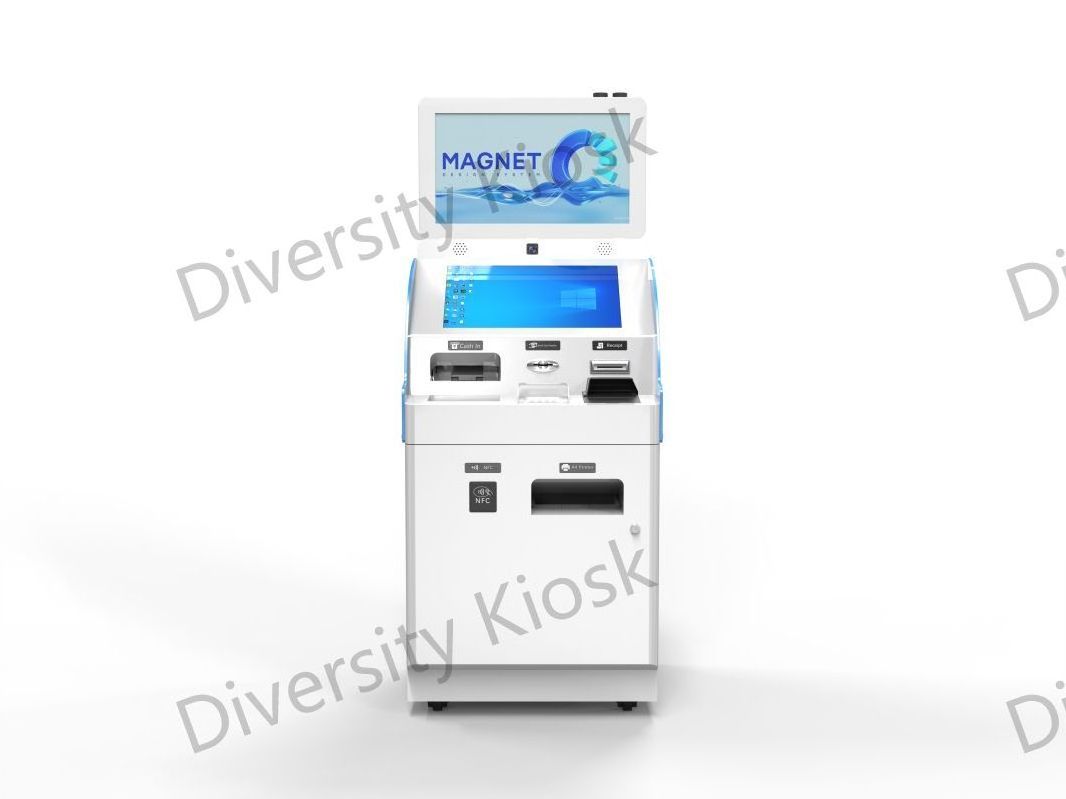 Dynamic Forex Rate Commision Set Large Capacity Foreign Currency Exchange Self Service Machine for Bank Airport Hotel