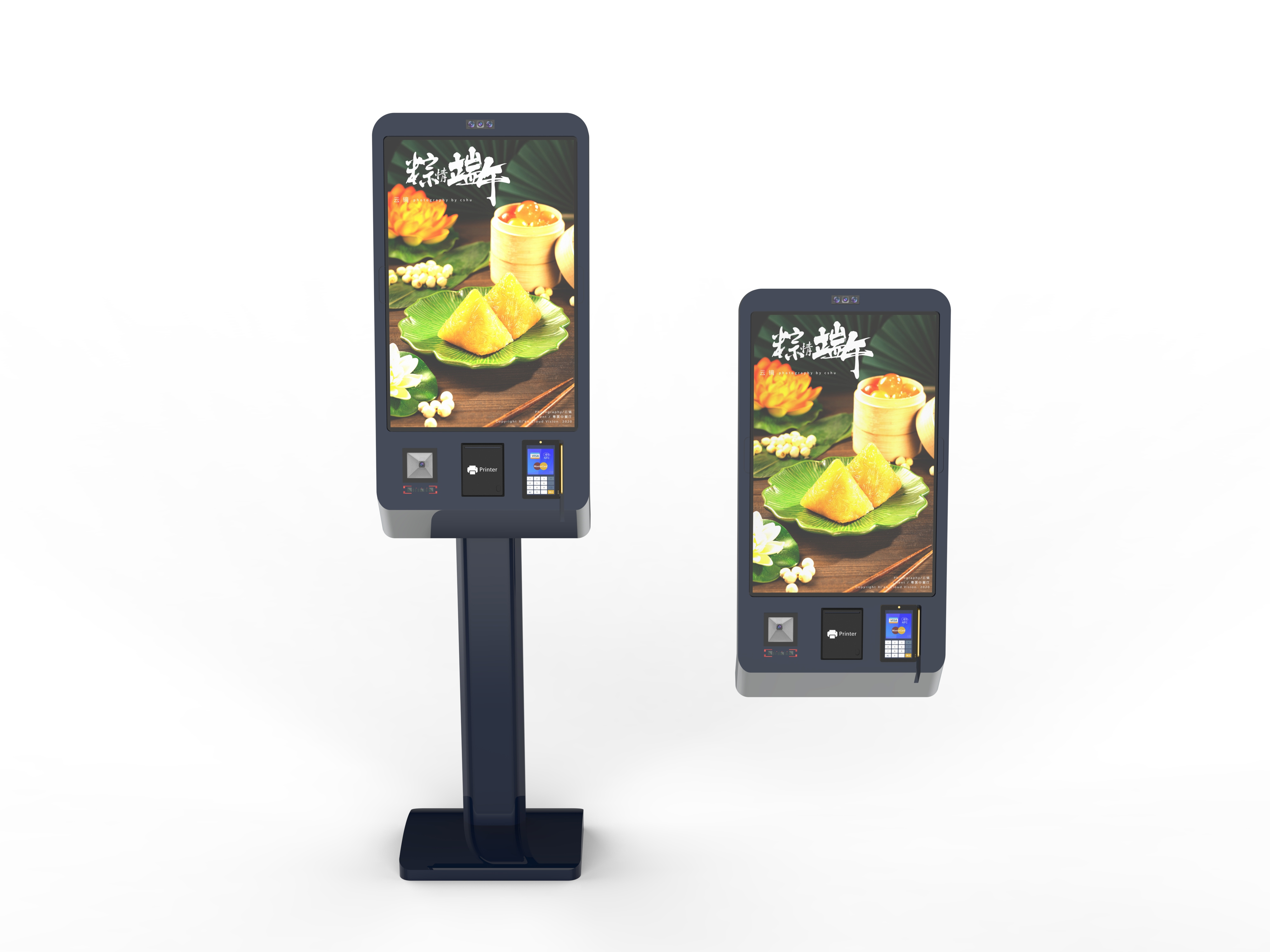 32 Inch Android Windows 7/10 Self Checkout Cash Payment Drive Thru Self Ordering Kiosk System for Fast Food Chain Restaurant