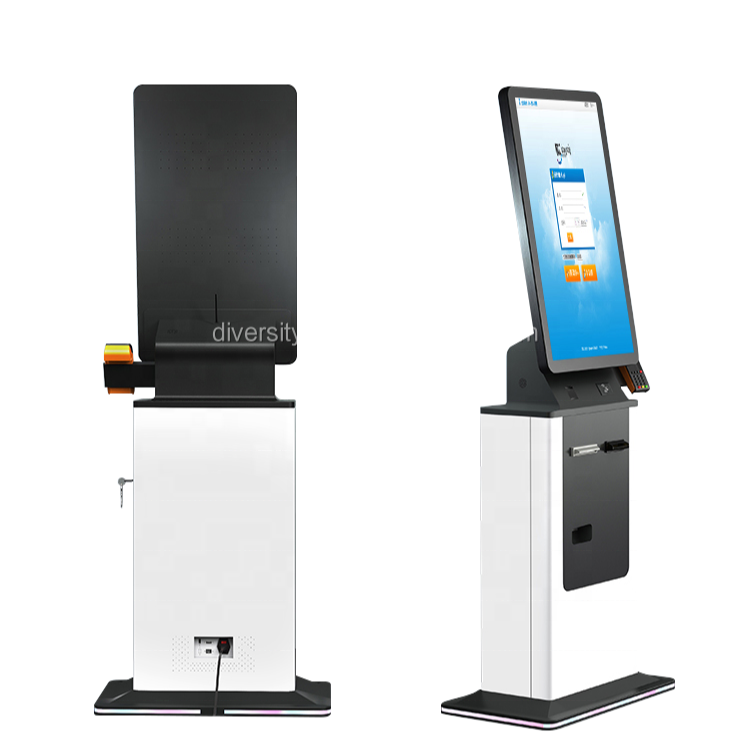 Digital Android Window Tablet Ordering Vending Self Checkout Cash Payment Self Ordering Kiosk for Restaurant