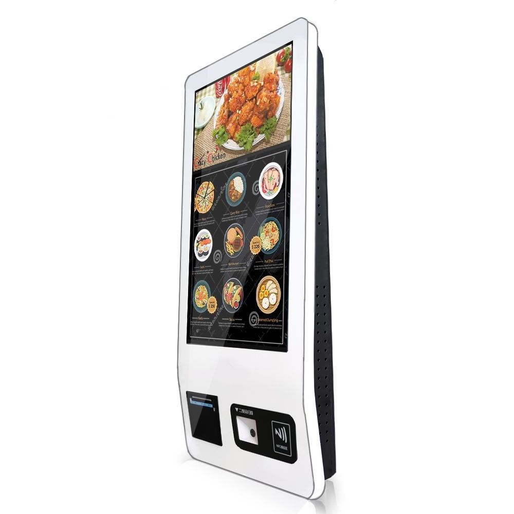 Windows Android System Drive Thru Self Ordering Terminal Device POS Kiosk for Fast Food Chain Restaurant