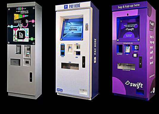 Touch Screen Interactive Car Wash Bill Payment Countertop Kiosk Outdoor Car Wash and Parking Payment Machine