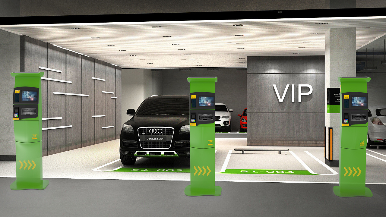 Wireless ConnectIP 65 Waterproof Anti-theft Outdoor Cash Payment Car Wash and Parking Self Service Machine Security On Floor Loc