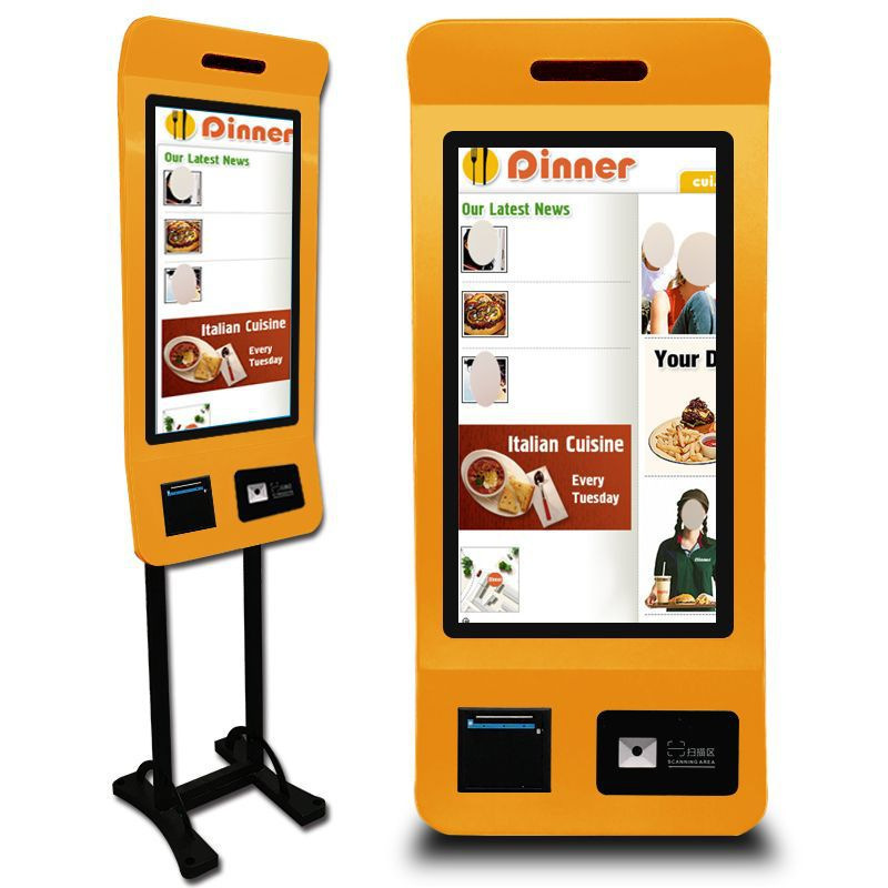 Windows Android System Drive Thru Self Ordering Terminal Device POS Kiosk for Fast Food Chain Restaurant