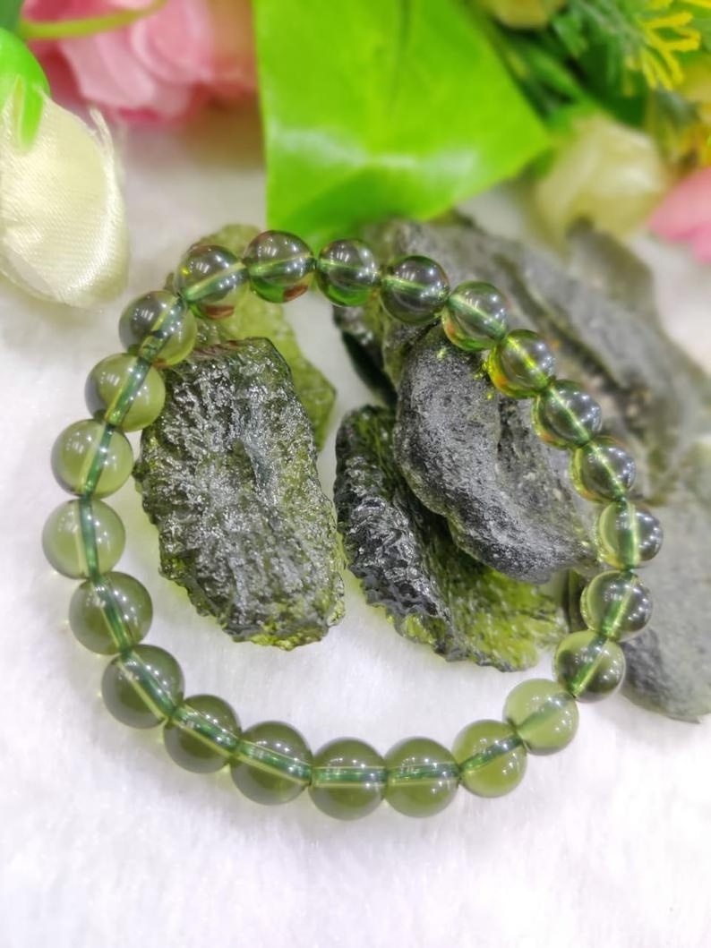 Czech Republic Moldavia Natural Stone Bracelet