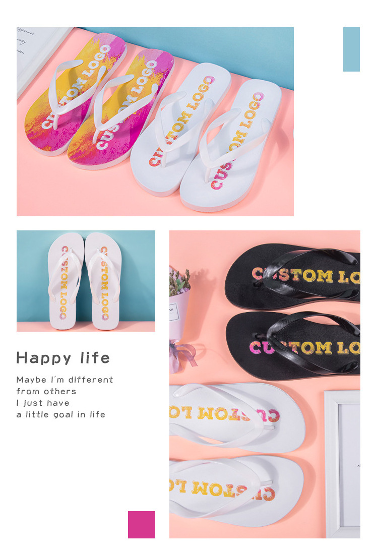 2022 EVA flipflop shoe non slip ladies flip flops design 2022 slippers plastic custom logo women flipflops rubber manufacturer