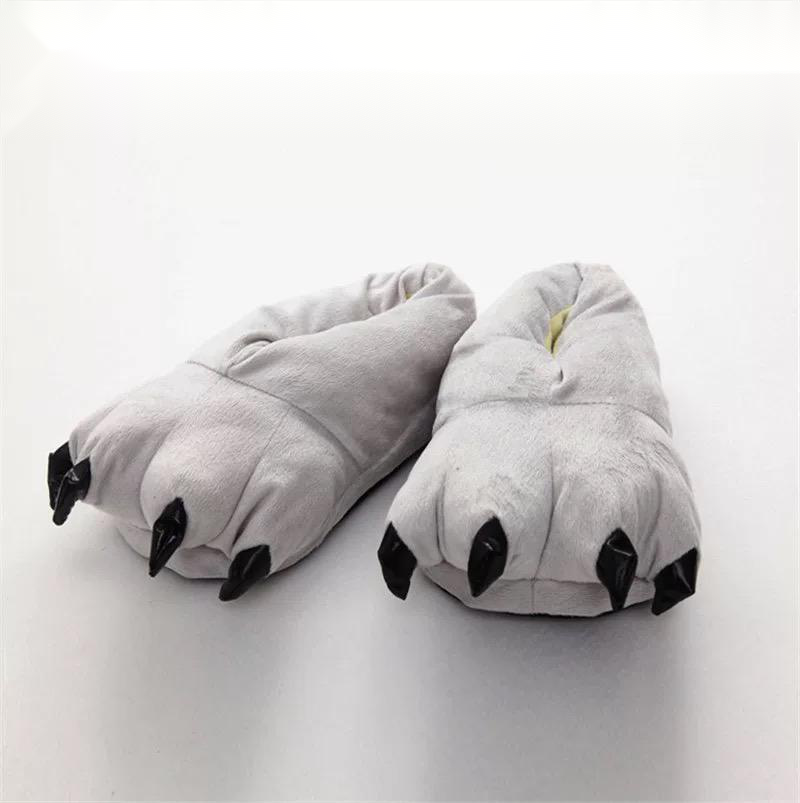 Dropshipping 2022 Winter Xmas Gift Dinosaur Teddy Bear Christmas Slippers