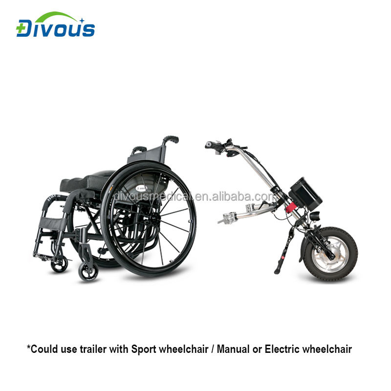 best selling products 2023 12in wheel electric handcycle attached handbike comversion kit for electric wheelchair chair