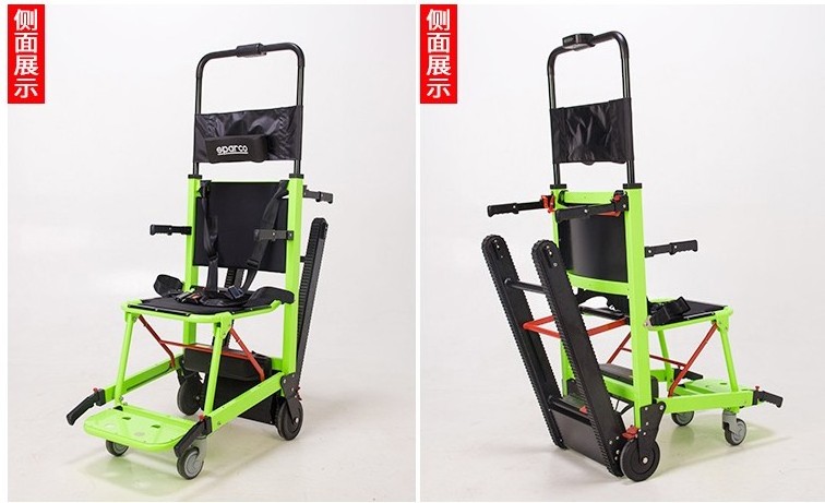 Up and down stairs electric wheelchair climbing car