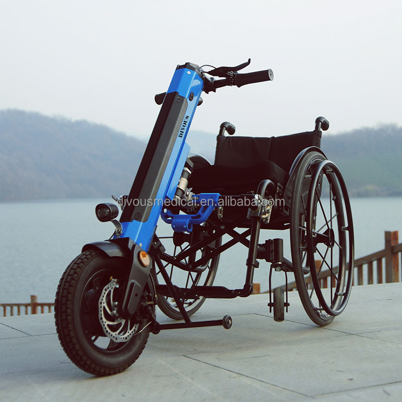 New products 2023 Divous wheelchair 12 Inch New Model Manual Sport Wheelchair Electric Handcycle Handbike For Handicap