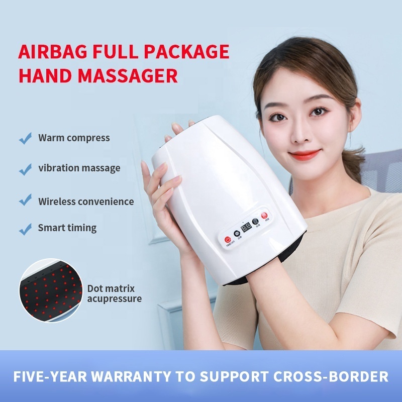 Usb Electric Hand Massage Machine. Finger Vibrator Hand Held Hand Massager With Heat