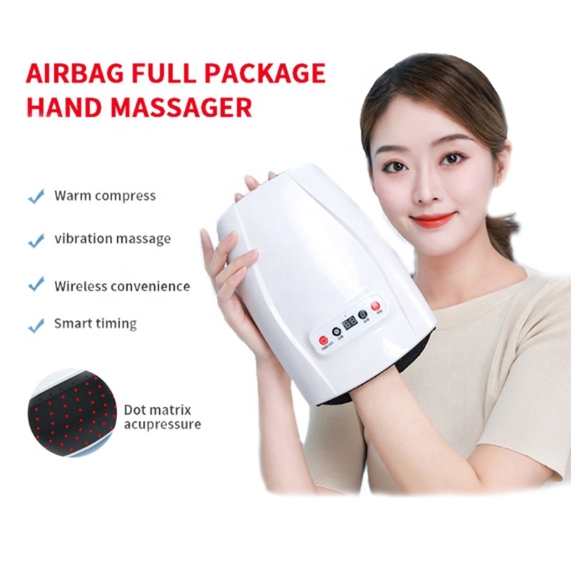 Usb Electric Hand Massage Machine. Finger Vibrator Hand Held Hand Massager With Heat