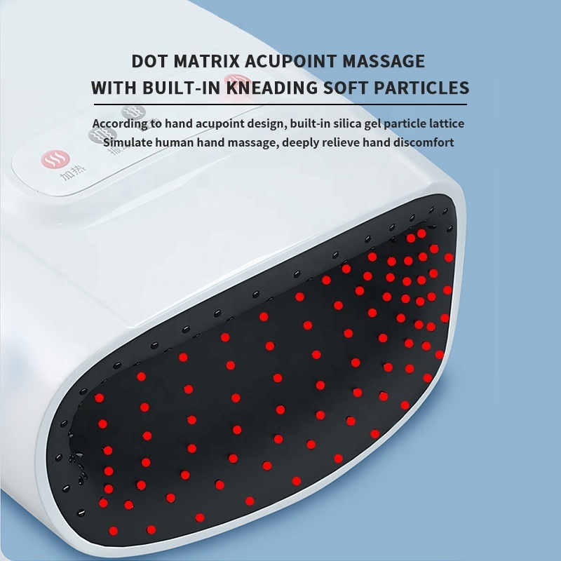 Usb Electric Hand Massage Machine. Finger Vibrator Hand Held Hand Massager With Heat