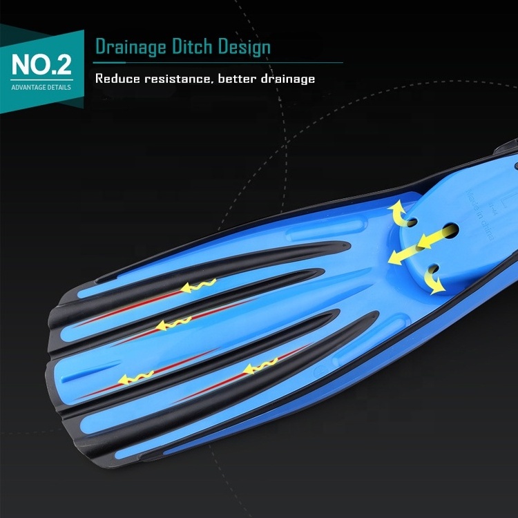 2024 Mask Snorkel Long Blade diving equipment, Secured Tight Fitting Free-diving Surfboard Free Diving Swim Fins.