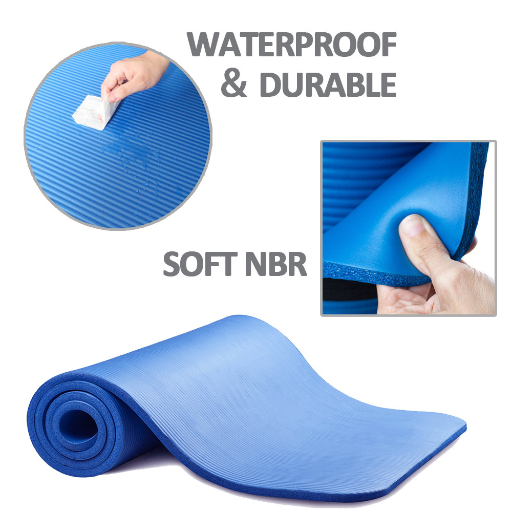 Latest Design Anti Tear NBR Gymnastics Yoga Pilates Mat Non Slip Exercise Mat for Yoga