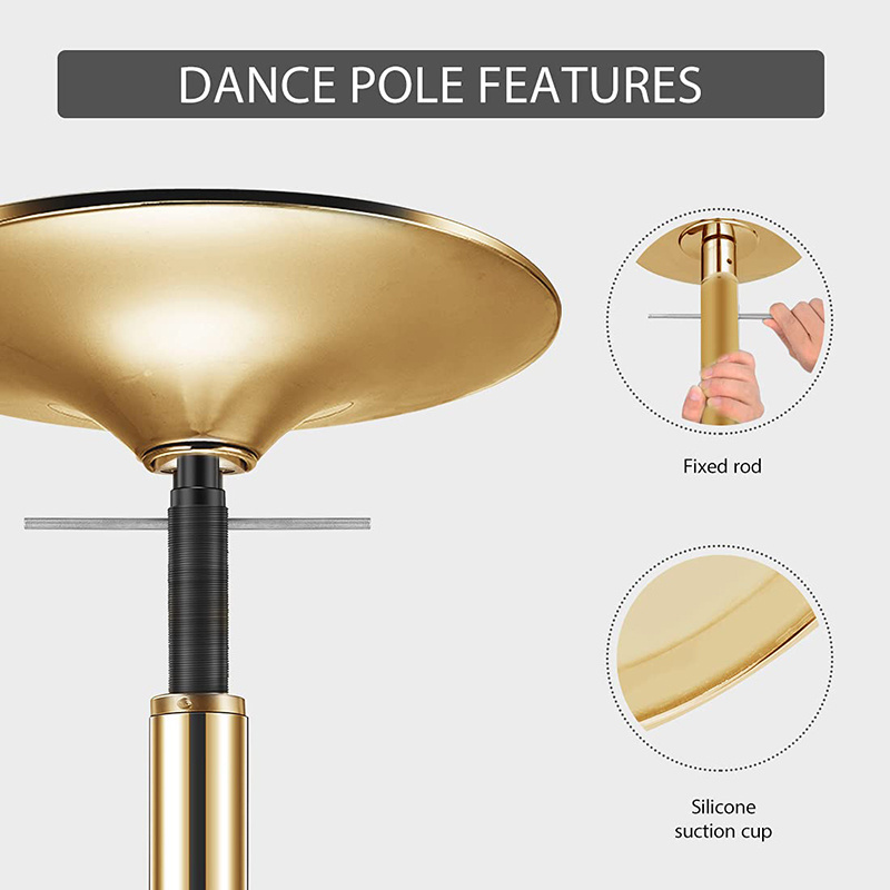 Home Club Bar Custom Training Poles Removable Portable Dancing Spinning Exercise Dance Stripper Pole