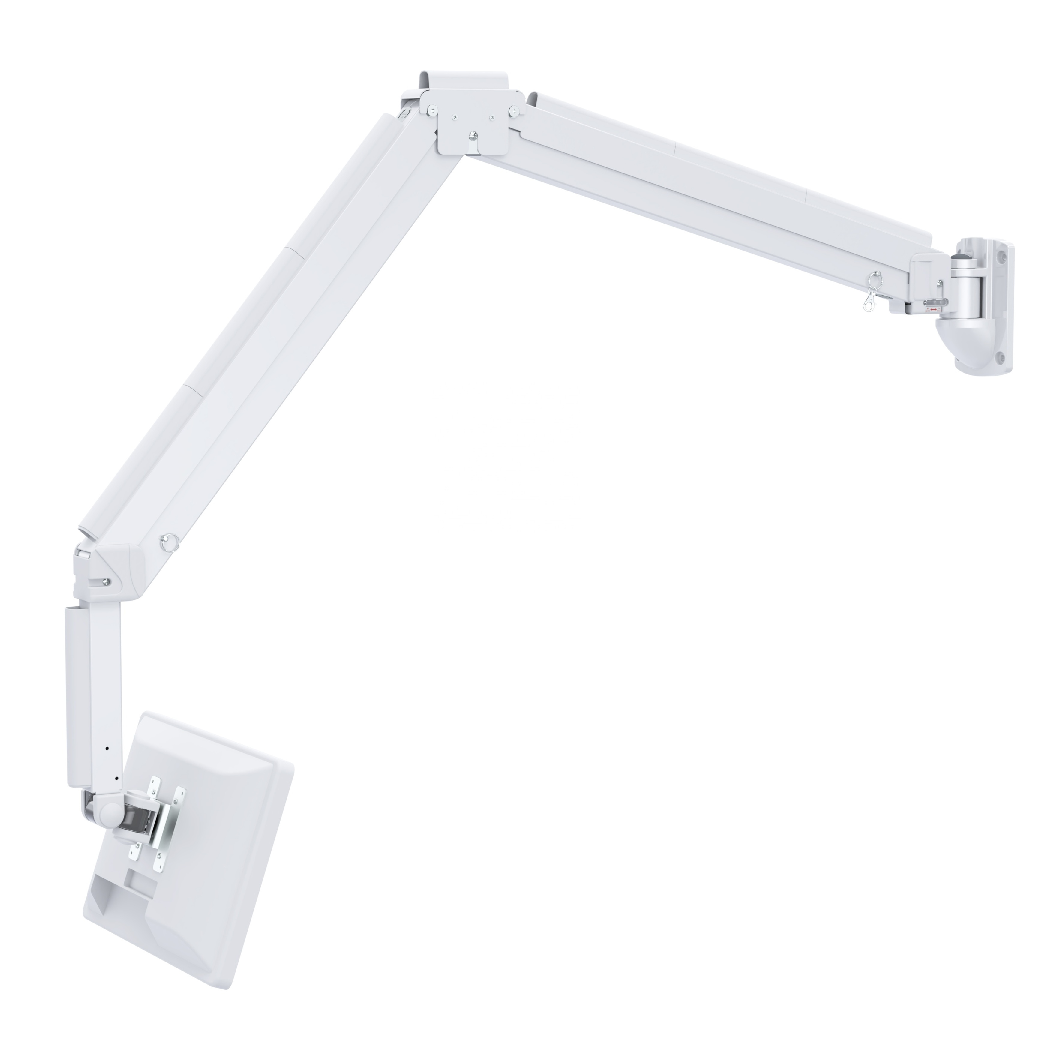 Health care arm medical LCD TV wall mount stand rotatable swivel  tiltable VESA 75 and 100 mm weight capacity 3-5 kgs