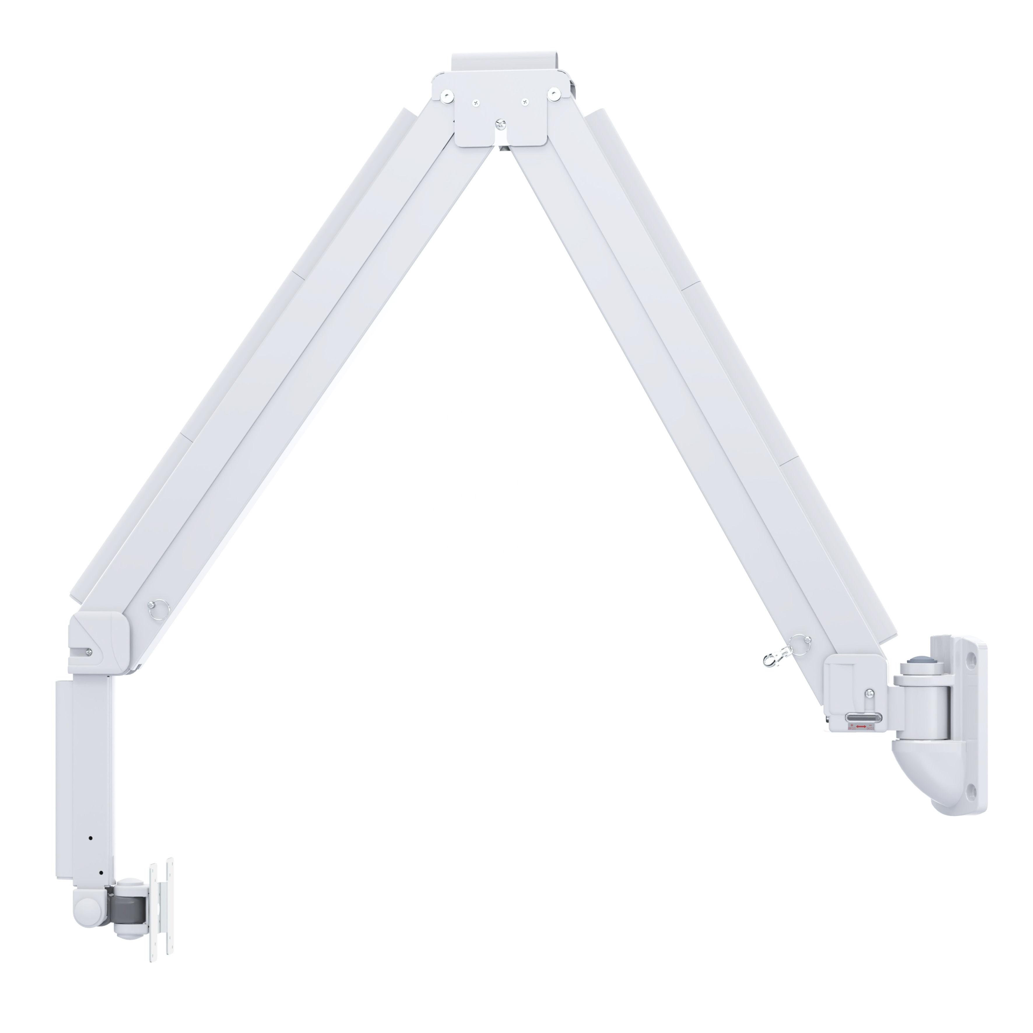 Health care arm medical LCD TV wall mount stand rotatable swivel  tiltable VESA 75 and 100 mm weight capacity 3-5 kgs