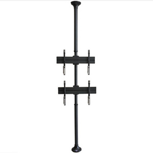 High quality LCD monitor mount stand ceiling to floor pole mount type vertical mount