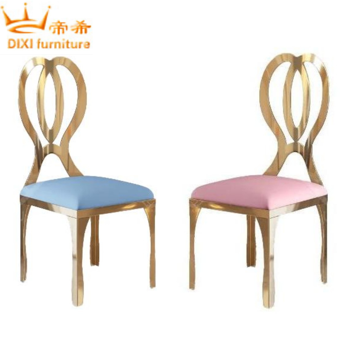 Wholesale Banquet Chavari Chairs Stackable Metal Gold Stainless Steel Party Event Fancy Tiffany Chiavari Wedding Chair