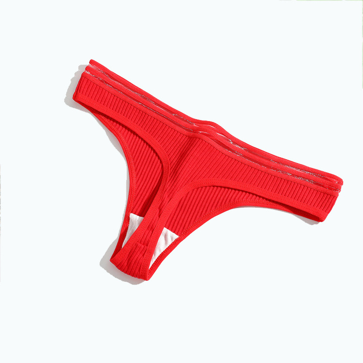 Wholesale 2022 New thongs and g string ladies panties thong sexy low waist and breathable underwear for women