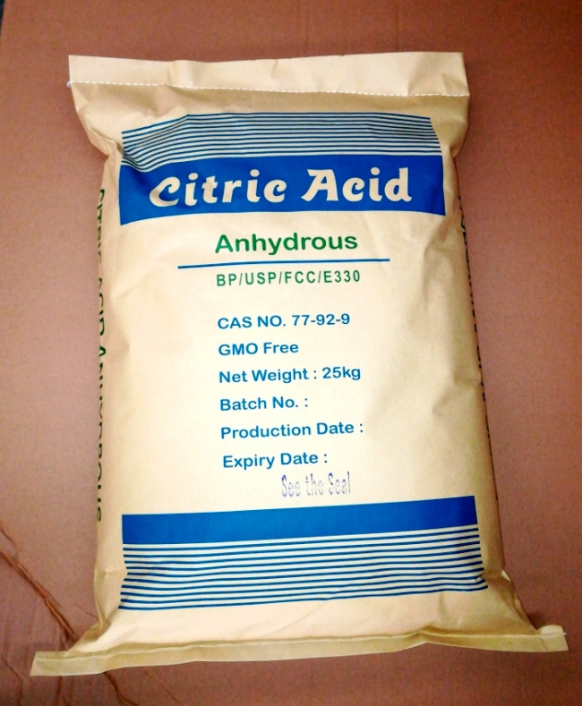 Food Grade Ensign TTCA Citric Acid Monohydrate E330 Citric Acid Anhydrous Sodium Citrate For Beverage