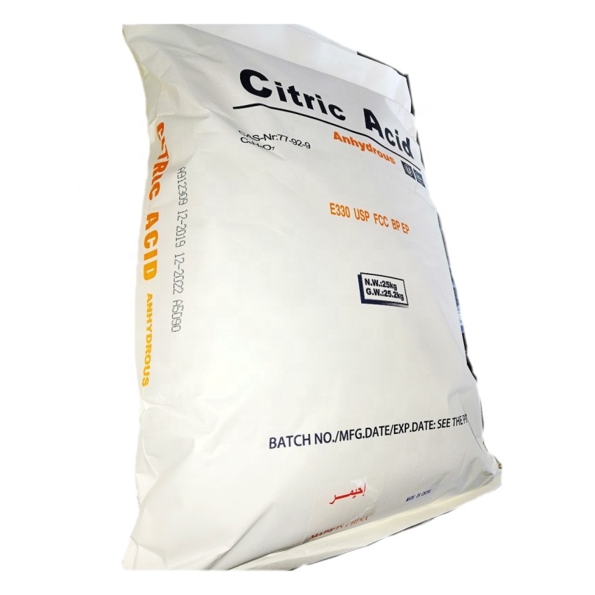 Food Grade Citric Acid Monohydrate Ensign Citric Acid Anhydrous Lemon Acid