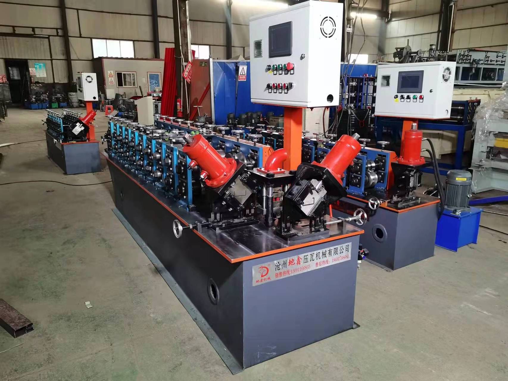 Stud Cold Roll Forming Machine Metal Stud And Track Roll Forming Machine Produces Multiple Profiles In One Machine