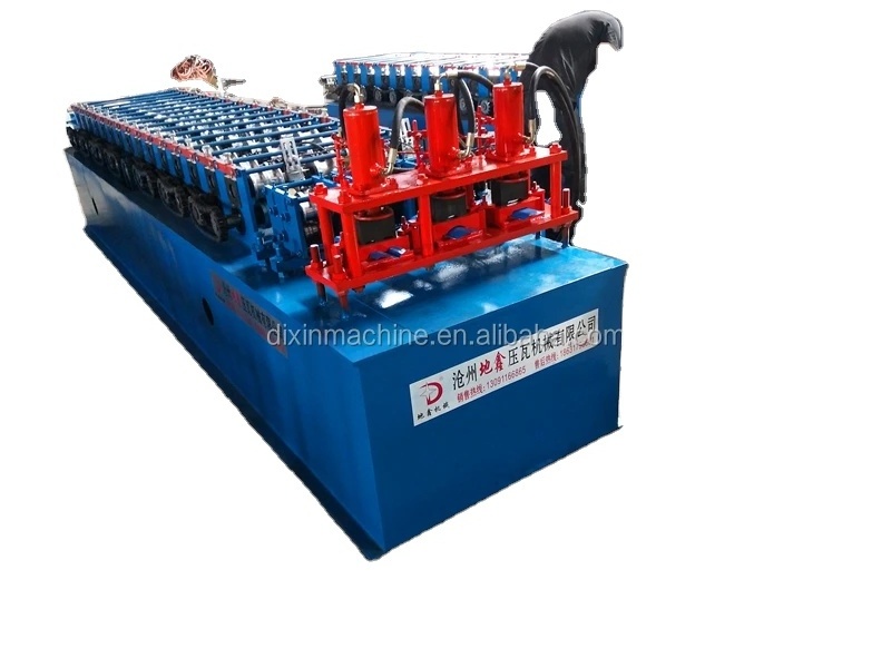 Galvanized palisade fence making machine/metal fence cold roll forming machine