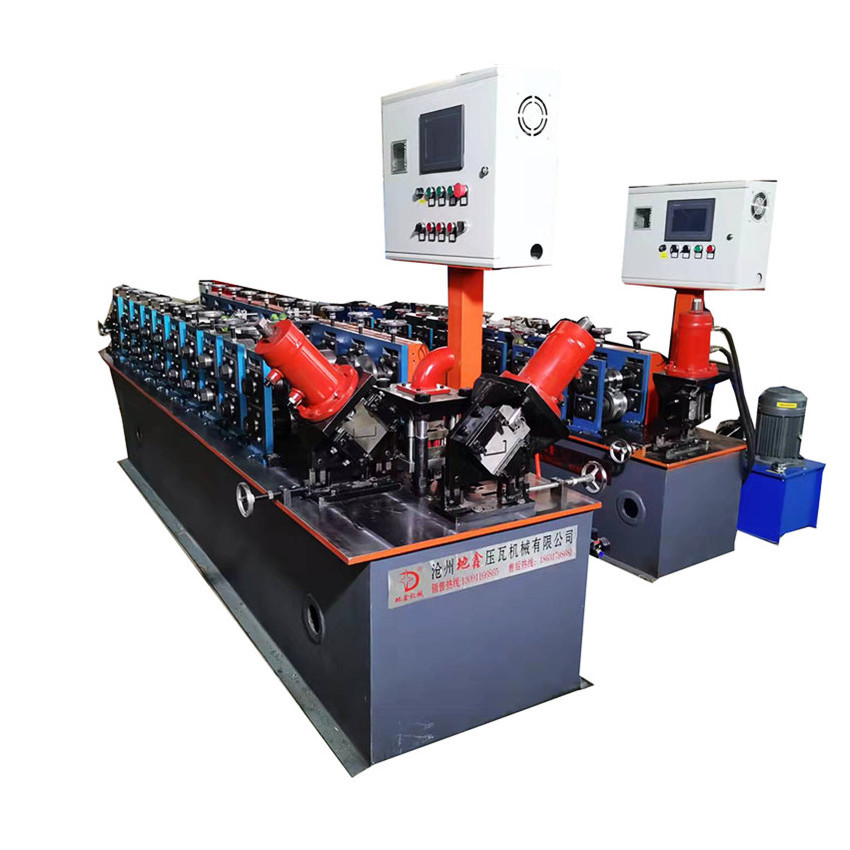 Stud Cold Roll Forming Machine Metal Stud And Track Roll Forming Machine Produces Multiple Profiles In One Machine