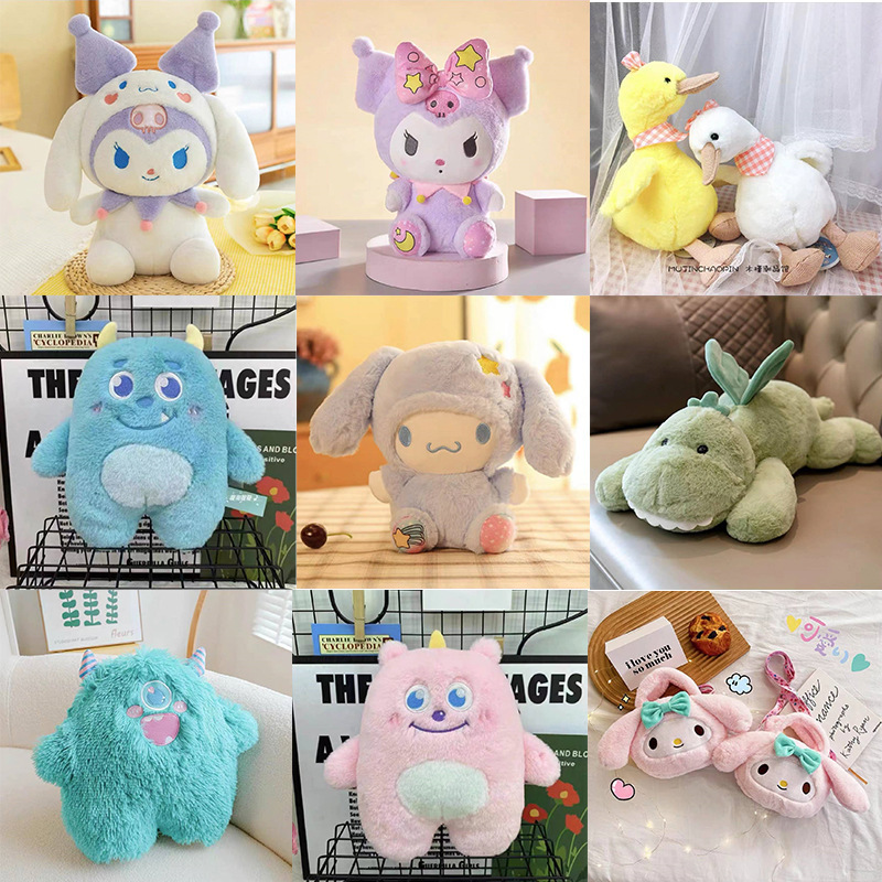 Factory claw machine toys plush 20cm For Grabber Machine Plush Doll Vending Machine Animal Plush Hanging Toy