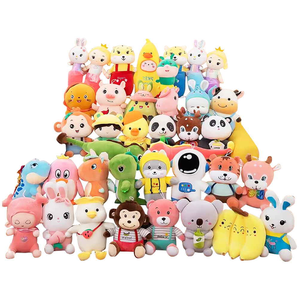 plush toy manufacturer peluches al por mayor custom 10cm  claw machine doll 15cm-30cm  claw machine toys plush