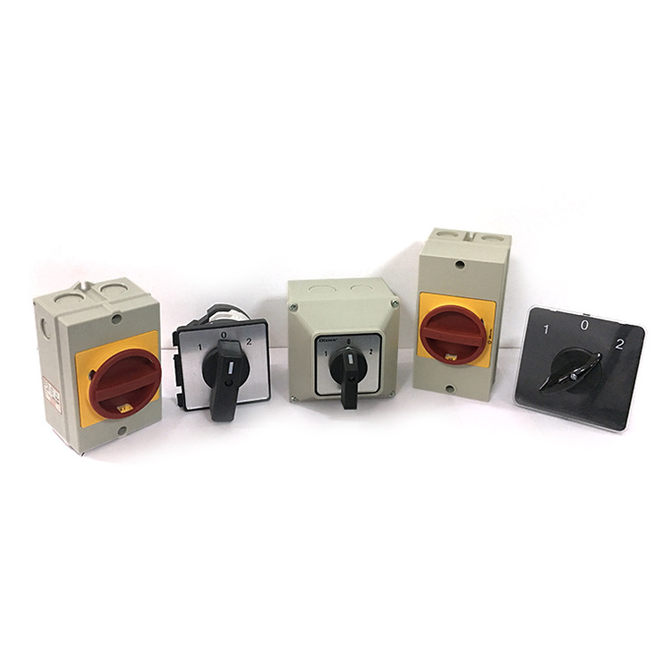 Waterproof rotary electrical cam selector switch