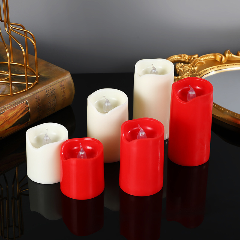 Multi Colors Artificial candle Flameless Plastic Led Candle Tealight Candles With Remote Control Function