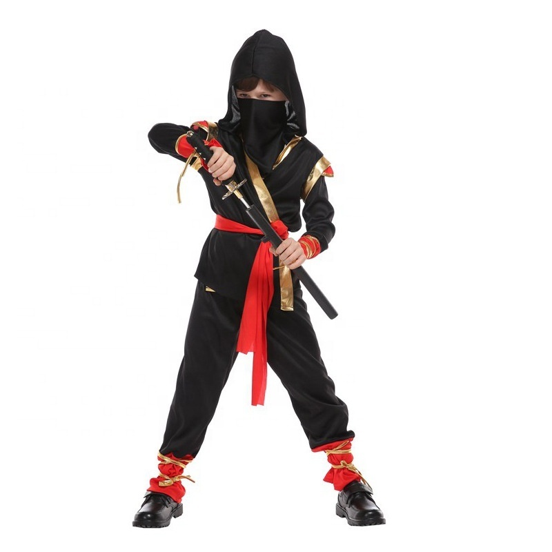 Kids Anime Costume Halloween Cosplay Masked Costume Anime Boy Ninja Costume