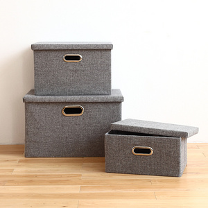 3 Large Clothing Organizers Foldable Closet Storage Boxes With Lids Houseware Foldable Cube Storage Bins With Double Handles