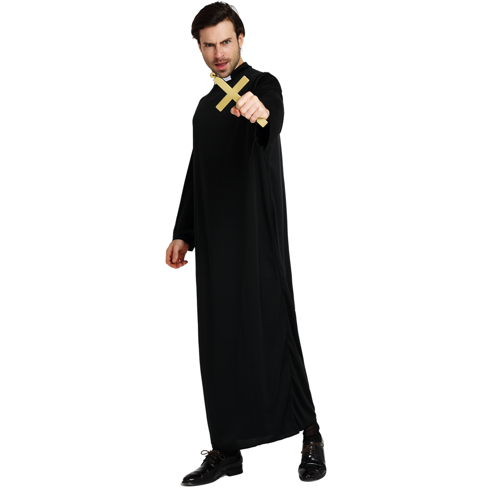 Cosplay Drama Missionary Priest Priest Costume Father Halloween Jesus Costume