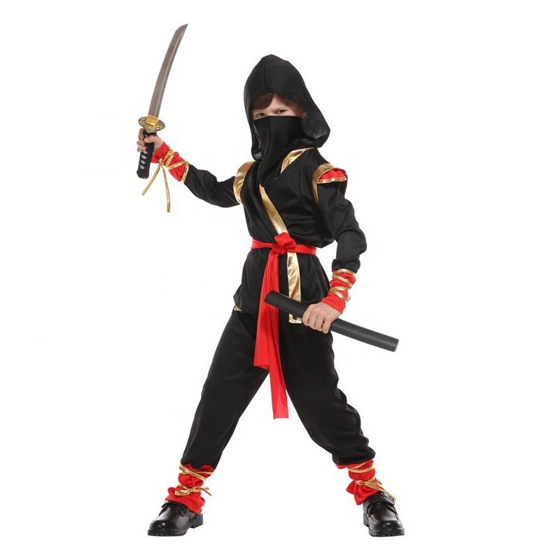 Kids Anime Costume Halloween Cosplay Masked Costume Anime Boy Ninja Costume