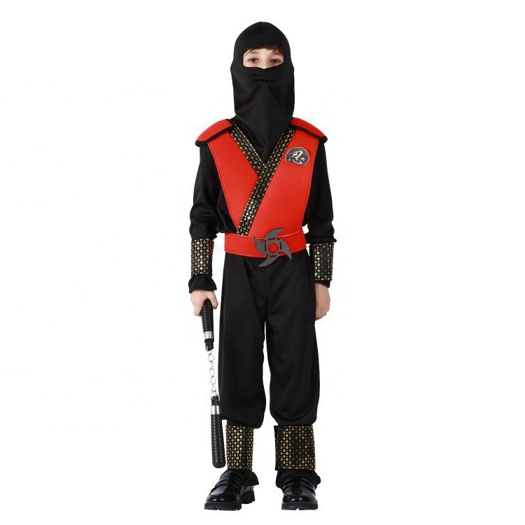 Halloween Party Fancy Costumes Children Warrior Samurai Ninja Cosplay Suit Kids Ninja Costume Uniforms