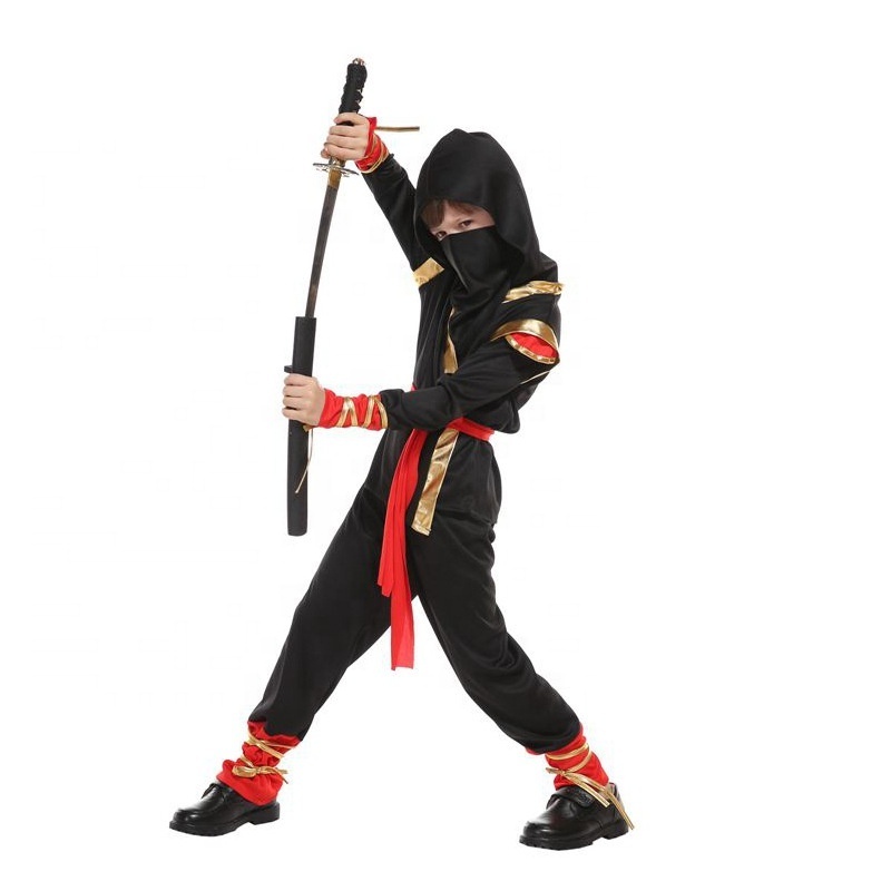 Kids Anime Costume Halloween Cosplay Masked Costume Anime Boy Ninja Costume