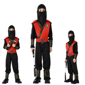 Halloween Party Fancy Costumes Children Warrior Samurai Ninja Cosplay Suit Kids Ninja Costume Uniforms