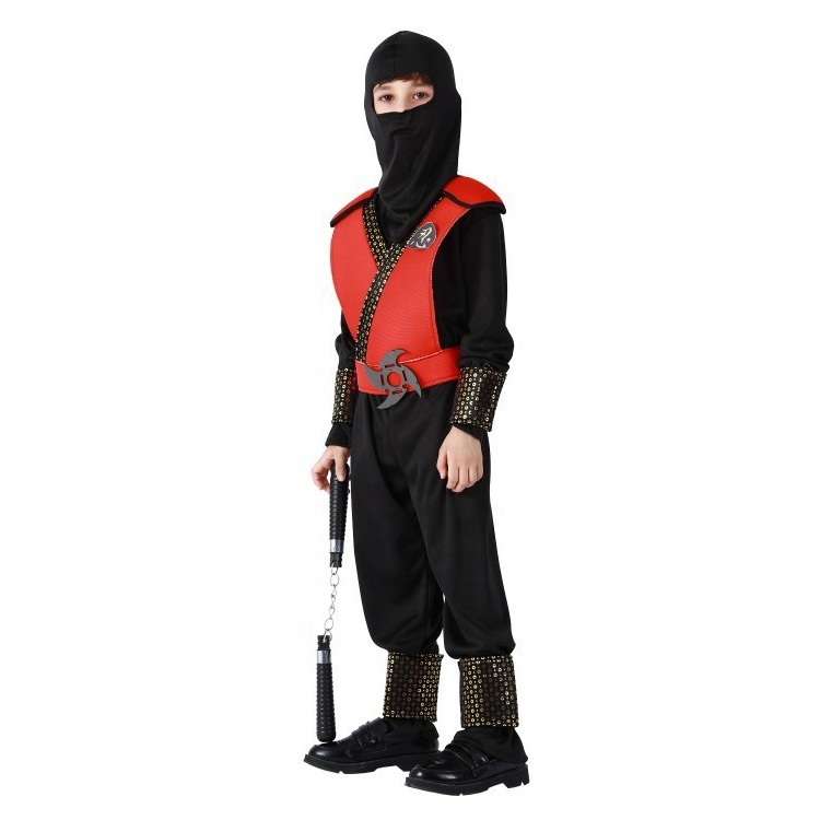 Halloween Party Fancy Costumes Children Warrior Samurai Ninja Cosplay Suit Kids Ninja Costume Uniforms