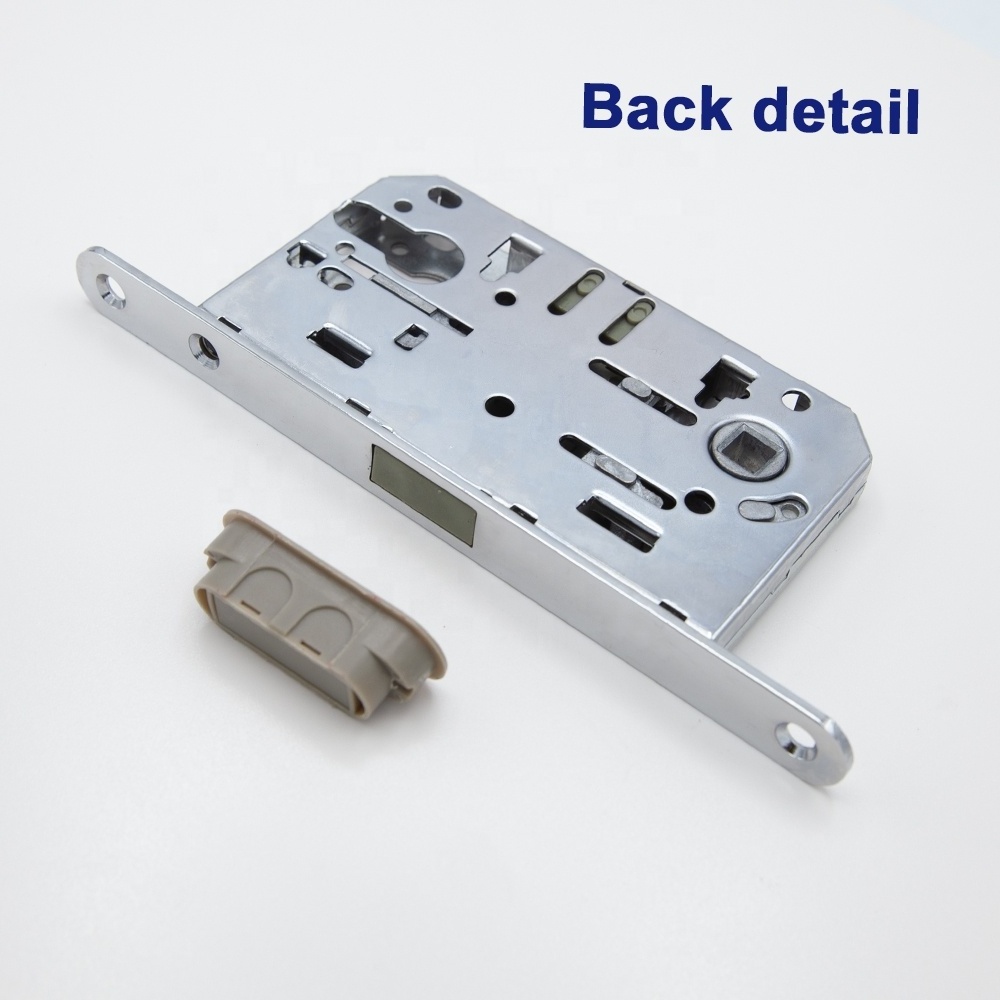 Magnetic Silent Closing Mortise Wooden Door Lock Body for Interior Door