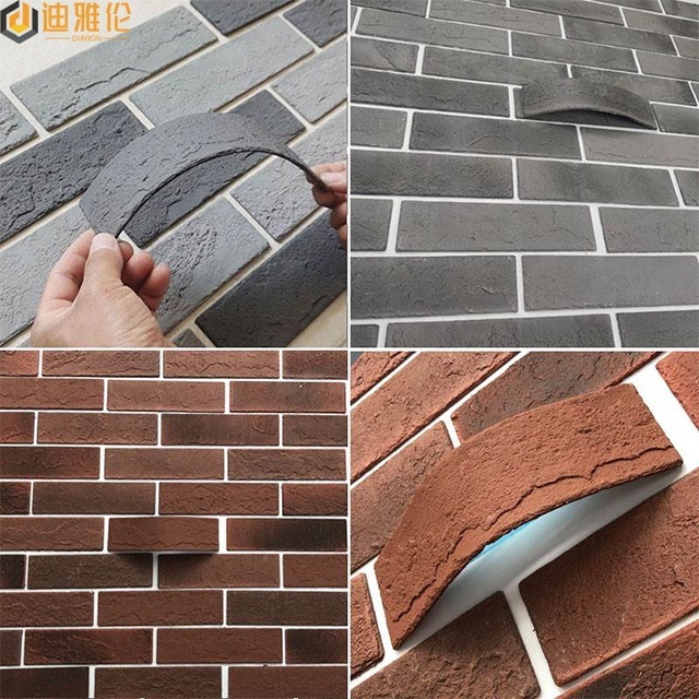 First choice ceramic tile wall cladding MCM flexible soft stone bricks self adhesive outdoor wall tiles