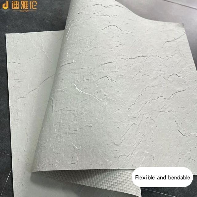 New materials MCM clay wall decoration natural flexible stone porcelain tiles for indoor and outdoor