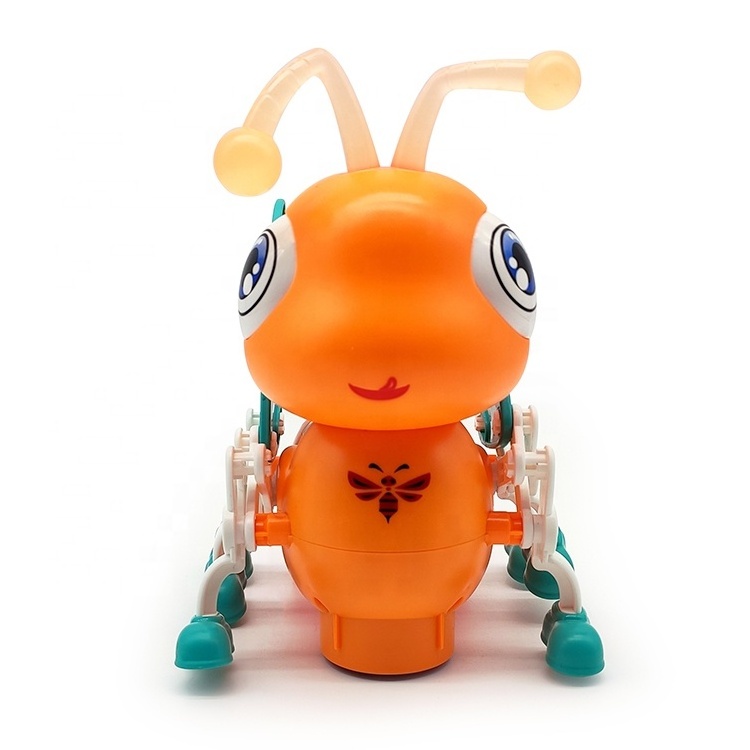 BO cute plastic toy bees flapping wings kids electric toys with light and music