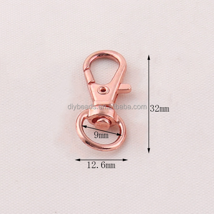 Wholesale swivel clasp lobster claw clasp for bracelet necklace accessory