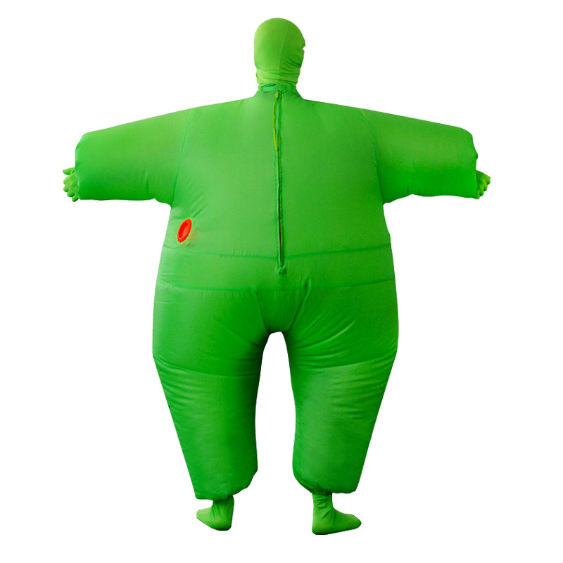 Inflatable Full Body Fat Suit Adult Funny Solid Color Blow-Up Costume Inflatable Costume